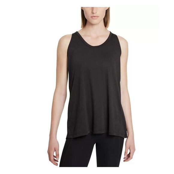 Nike Women Yoga Dri-fit Crossback Tank Black Size XS - Picture 1 of 2